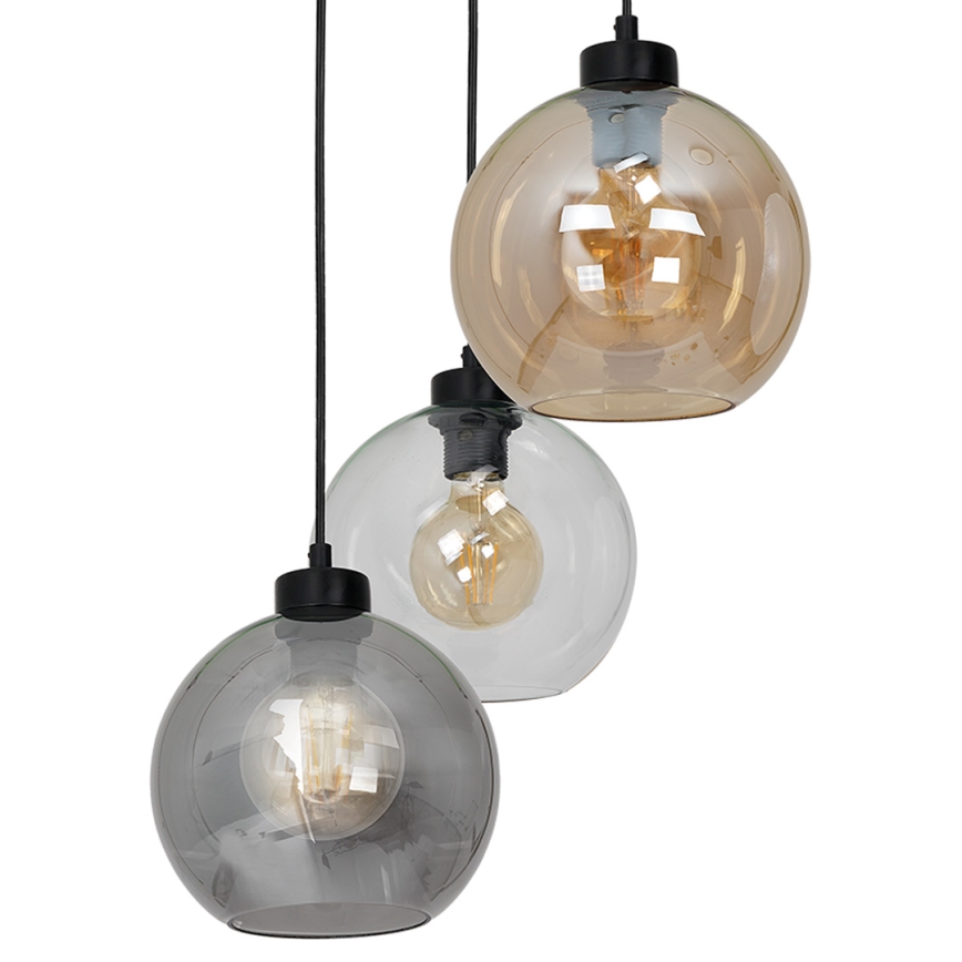 Chandelier on a string SOFIA 3xE27/60W/230V mix