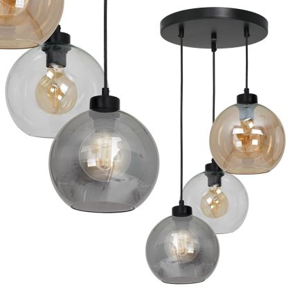 Chandelier on a string SOFIA 3xE27/60W/230V mix