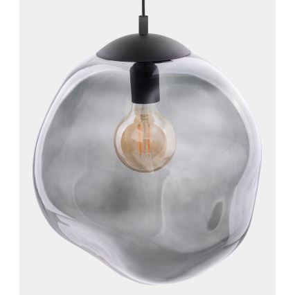 Chandelier on a string SOL 1xE27/60W/230V black