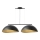 Chandelier on a string SOLAR 2xE27/60W/230V black