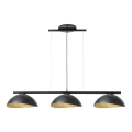 Chandelier on a string SOLAR 3xE27/60W/230V black