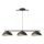 Chandelier on a string SOLAR 3xE27/60W/230V black