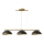 Chandelier on a string SOLAR 3xE27/60W/230V gold
