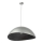 Chandelier on a string SOLARIS 1xE27/60W/230V d. 48 cm silver/black