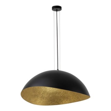Chandelier on a string SOLARIS 1xE27/60W/230V d. 69 cm black/gold