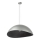 Chandelier on a string SOLARIS 1xE27/60W/230V d. 69 cm silver/black