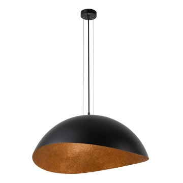 Chandelier on a string SOLARIS 1xE27/60W/230V d. 89 cm black/copper