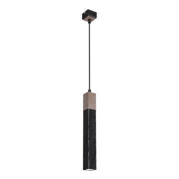 Chandelier on a string SOLO 1xGU10/MR11/40W/230V black