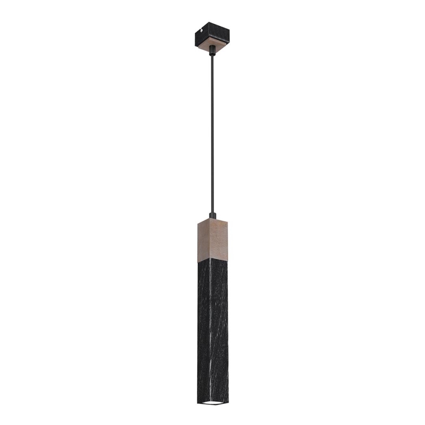 Chandelier on a string SOLO 1xGU10/MR11/40W/230V black