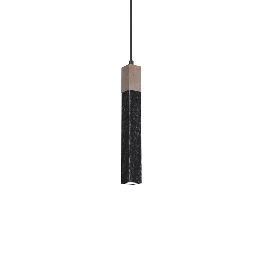 Chandelier on a string SOLO 1xGU10/MR11/40W/230V black