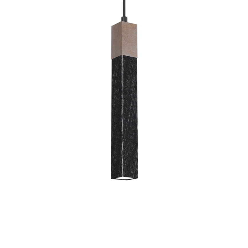Chandelier on a string SOLO 1xGU10/MR11/40W/230V black
