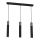 Chandelier on a string SOLO 3xGU10/MR11/40W/230V black