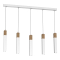 Chandelier on a string SOLO 5xGU10/MR11/40W/230V white