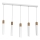 Chandelier on a string SOLO 5xGU10/MR11/40W/230V white