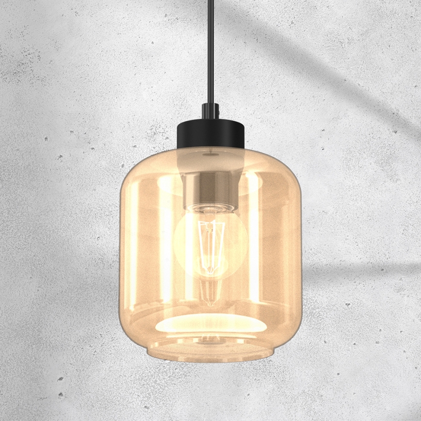 Chandelier on a string SOMBRA 1xE27/60W/230V beige