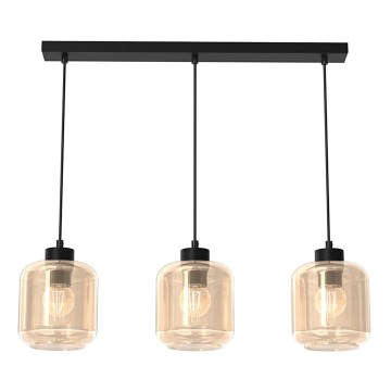Chandelier on a string SOMBRA 3xE27/60W/230V beige