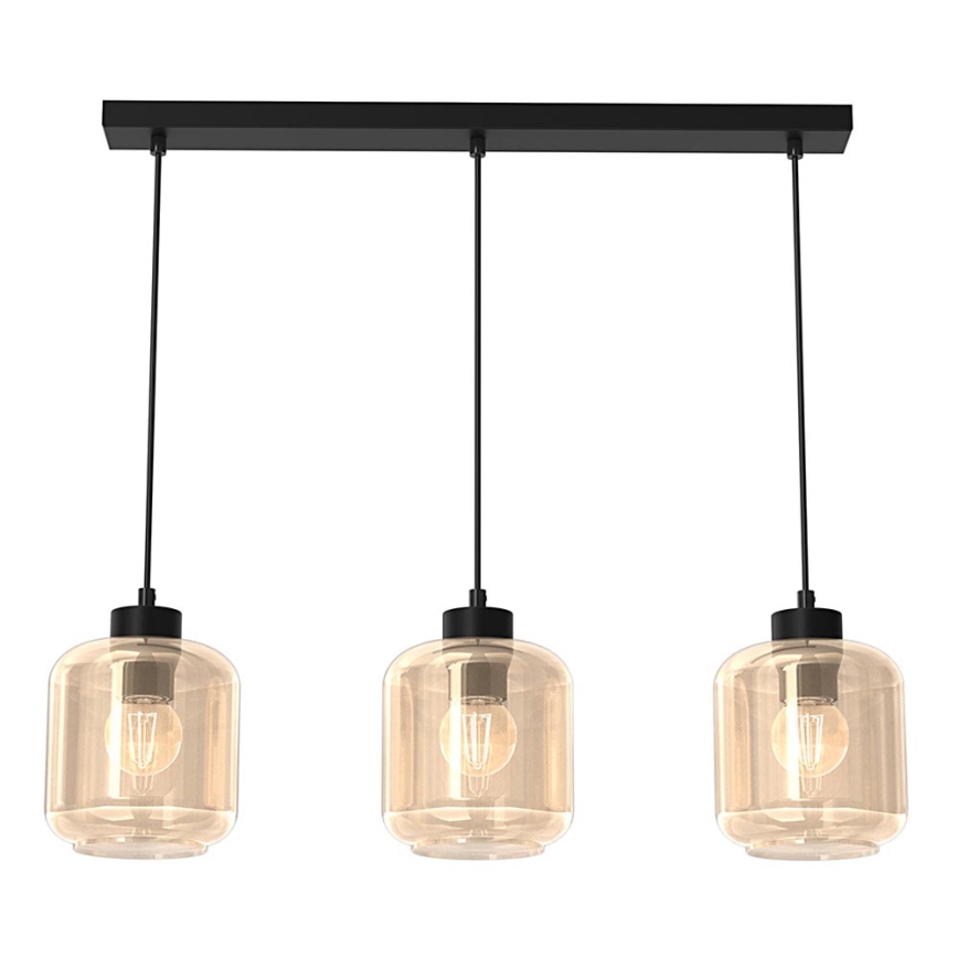 Chandelier on a string SOMBRA 3xE27/60W/230V beige