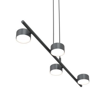 Chandelier on a string SORA 4xGX53/12W/230V black