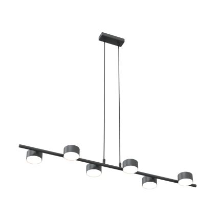 Chandelier on a string SORA 6xGX53/12W/230V black