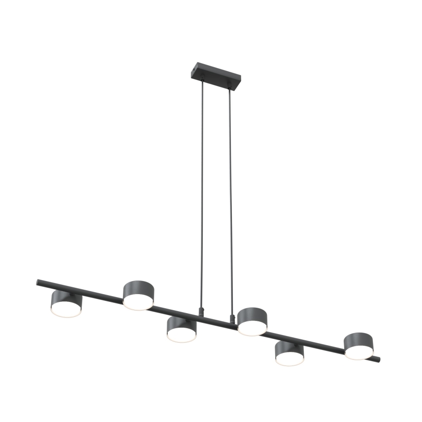 Chandelier on a string SORA 6xGX53/12W/230V black