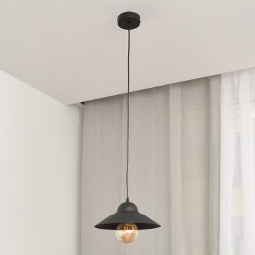 Chandelier on a string SORAPIS 1xE27/15W/230V black