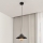 Chandelier on a string SORAPIS 1xE27/15W/230V black