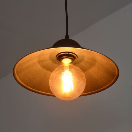 Chandelier on a string SORAPIS 1xE27/15W/230V black
