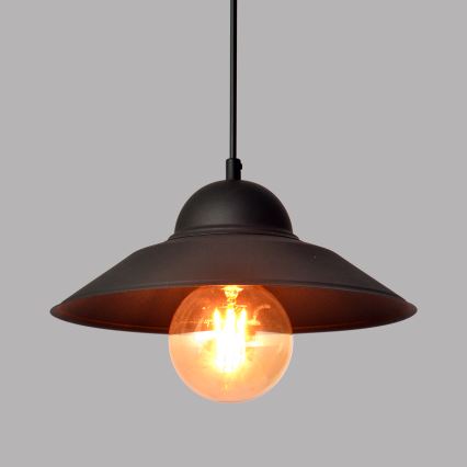 Chandelier on a string SORAPIS 1xE27/15W/230V black