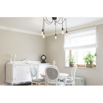 Chandelier on a string SPINDEL 5xE27/60W/230V spider
