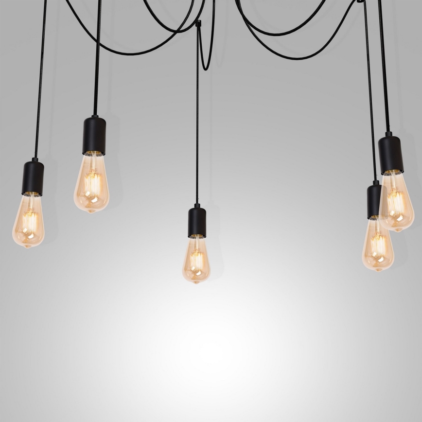 Chandelier on a string SPINDEL 5xE27/60W/230V spider
