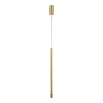 Chandelier on a string STALACTITE LASER 1xG9/2,5W/230V gold