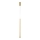 Chandelier on a string STALACTITE LASER 1xG9/2,5W/230V gold