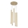 Chandelier on a string STALACTITE LASER 5xG9/2,5W/230V gold