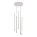Chandelier on a string STALACTITE LASER 5xG9/3W/230V white