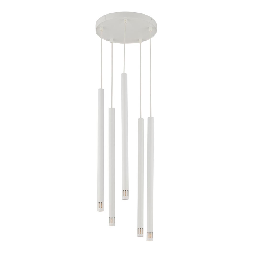 Chandelier on a string STALACTITE LASER 5xG9/3W/230V white
