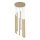 Chandelier on a string STALACTITE LASER 8xG9/3W/230V gold