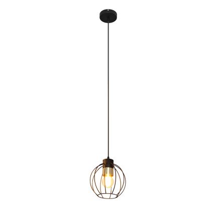Chandelier on a string STARLIGHT 1xE27/15W/230V black/gold