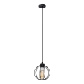 Chandelier on a string STARLIGHT 1xE27/15W/230V black/silver