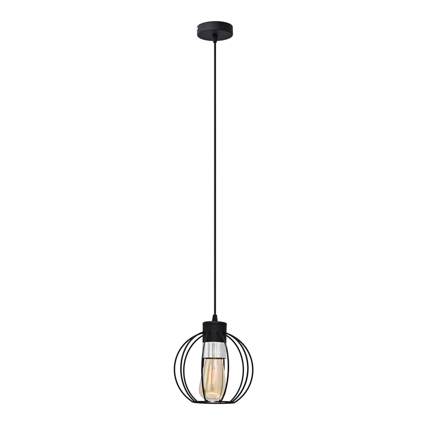 Chandelier on a string STARLIGHT 1xE27/15W/230V black/silver