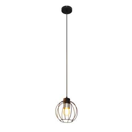 Chandelier on a string STARLIGHT 1xE27/15W/230V black/silver