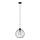Chandelier on a string STARLIGHT 1xE27/15W/230V black/silver