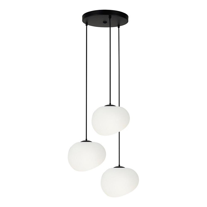 Chandelier on a string STONES 3xE27/40W/230V