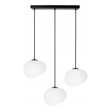 Chandelier on a string STONES 3xE27/40W/230V
