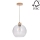 Chandelier on a string SVEA 1xE27/60W/230V birch - FSC certified