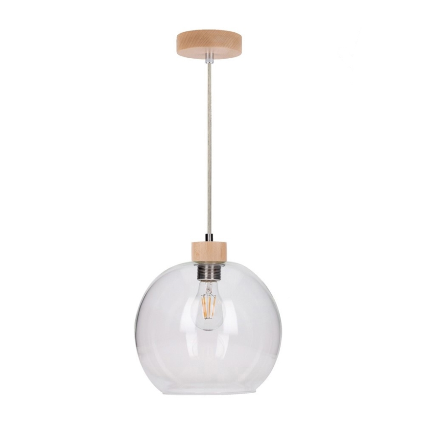 Chandelier on a string SVEA 1xE27/60W/230V birch