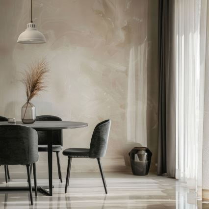 Chandelier on a string SVEN 1xE27/15W/230V beige