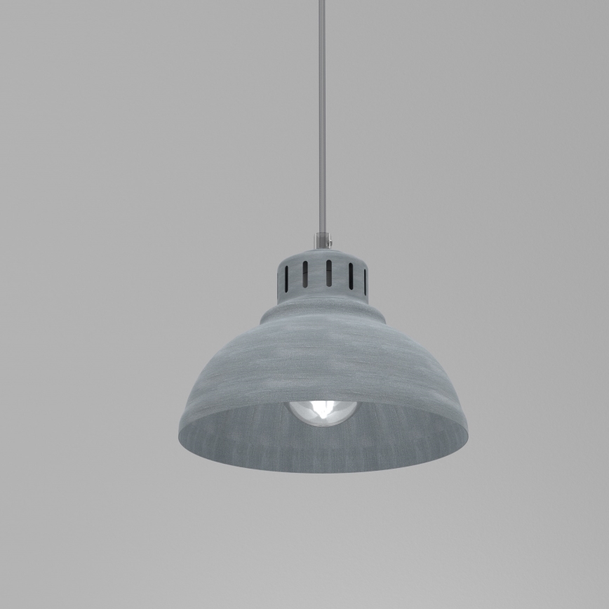 Chandelier on a string SVEN 1xE27/15W/230V grey