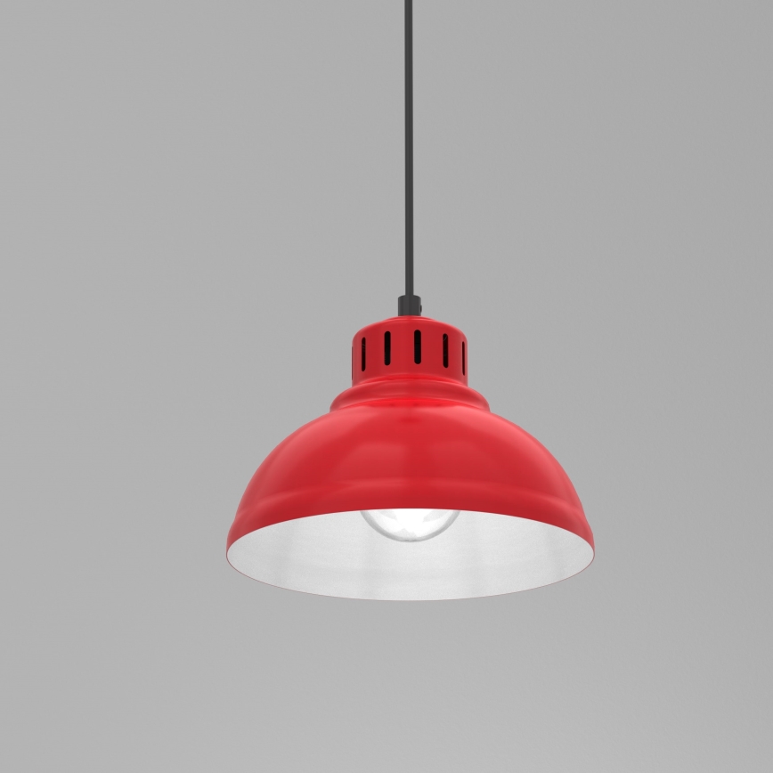 Chandelier on a string SVEN 1xE27/15W/230V red