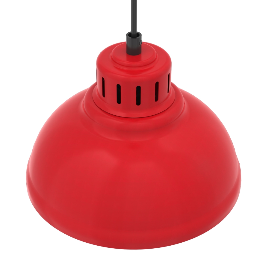 Chandelier on a string SVEN 1xE27/15W/230V red