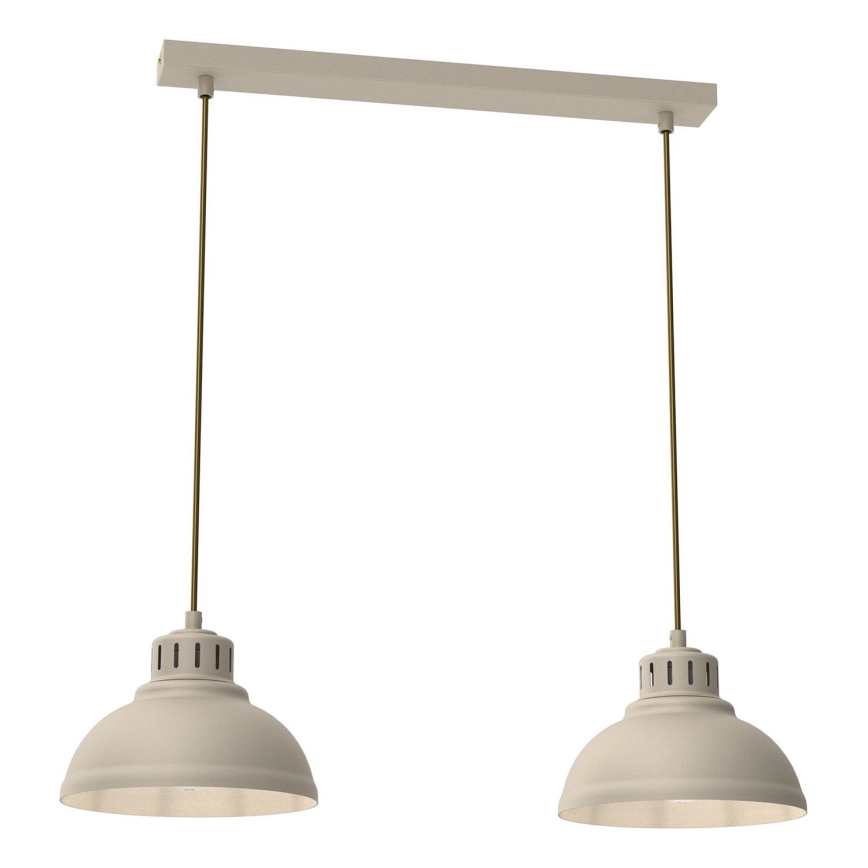 Chandelier on a string SVEN 2xE27/15W/230V beige